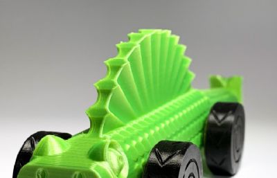 鳄龙小车3D打印模型