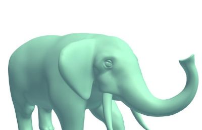 大象obj模型