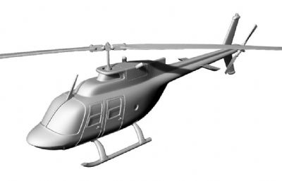 多用途直升机obj模型