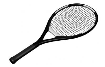 网球拍obj模型