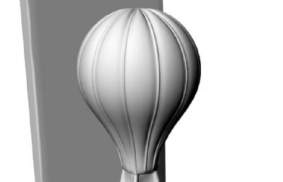 热气球obj模型