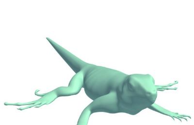 鬣蜥obj模型