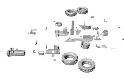 OpenRC拖拉机3D打印文件