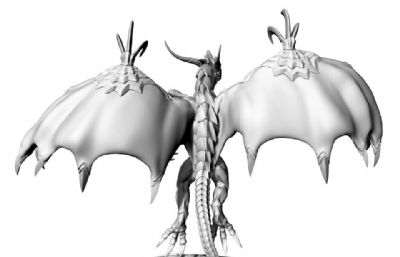 巴哈姆特3D打印文件