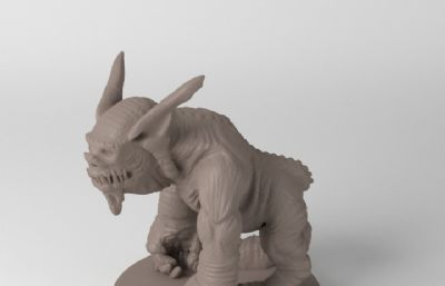 恶魔德拉奇3D打印模型