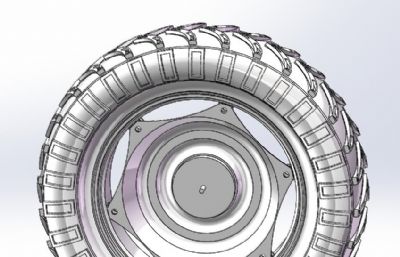 轮子,轮胎solidworks模型