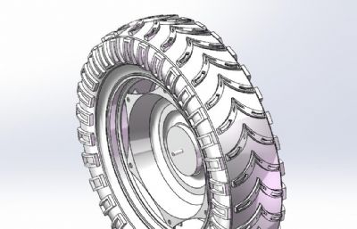 轮子,轮胎solidworks模型