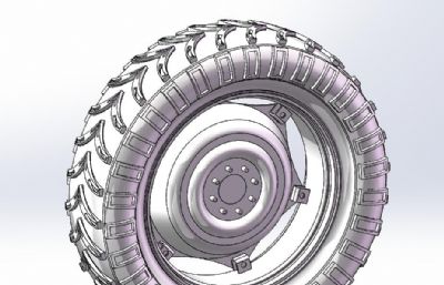 轮子,轮胎solidworks模型