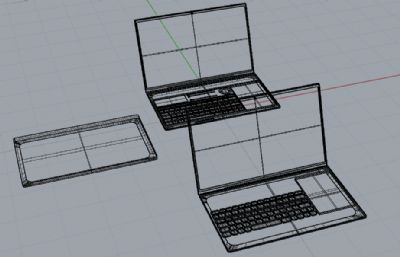 笔记本电脑rhino模型