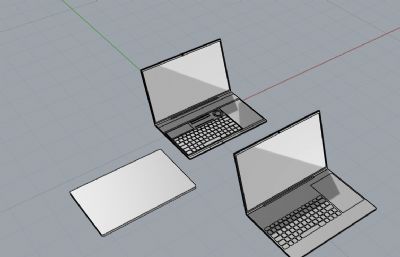 笔记本电脑rhino模型