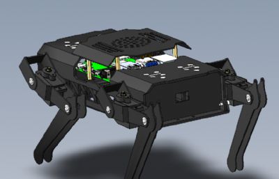 小机械狗solidworks模型