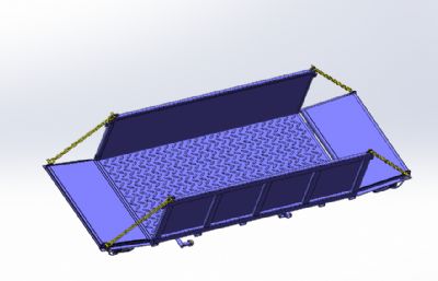 新型遥控四驱运输车solidworks模型