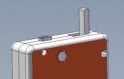 solidworks快递柜电机驱动锁