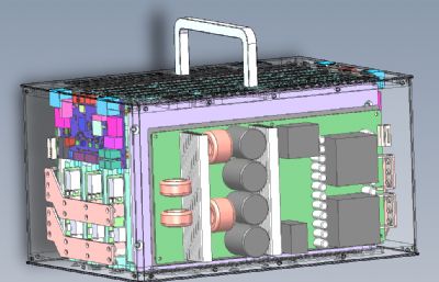 油冷矿机solidworks模型