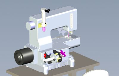 缝纫机solidworks模型