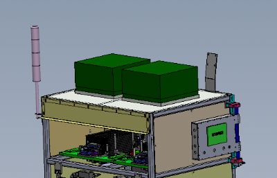 全自动FPC loader 卷料模式贴装设备 solidworks