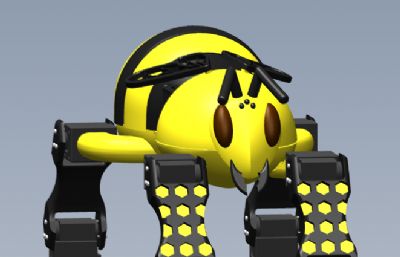 仿生四足蜜蜂机器人