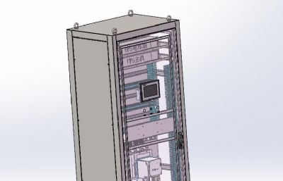 储能6进1出汇流柜solidworks模型