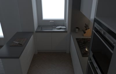 厨房3dmax模型