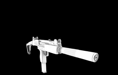 MP5枪械maya模型