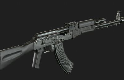 AK-103,AK-步枪免费3D模型