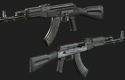 AK-103,AK-步枪免费3D模型