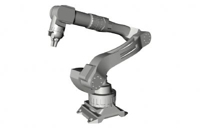 工业机器人手臂c4d模型