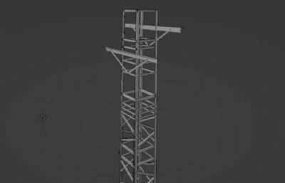电力杆blender模型
