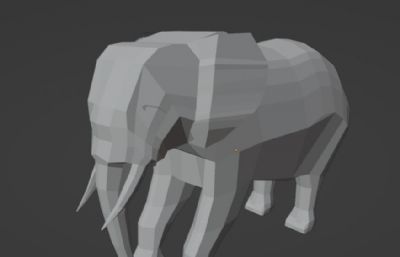 大象blender模型