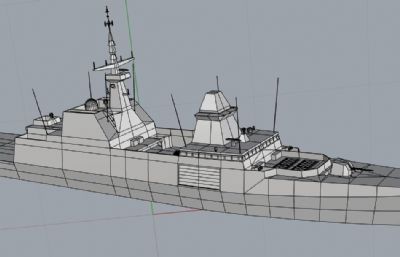 新加坡可畏级护卫舰OBJ模型