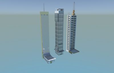 摩天大楼blender模型