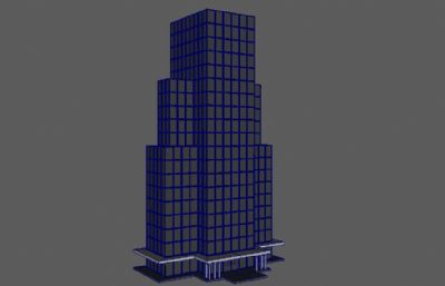 maya大厦模型