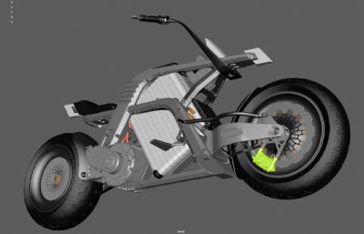 科幻概念摩托车
