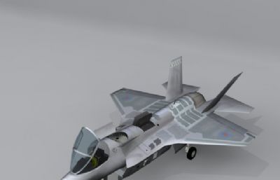 F-35战斗机fbx,obj模型
