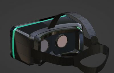 VR眼镜blender模型
