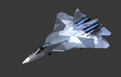 俄罗斯Su-57隐形战斗机