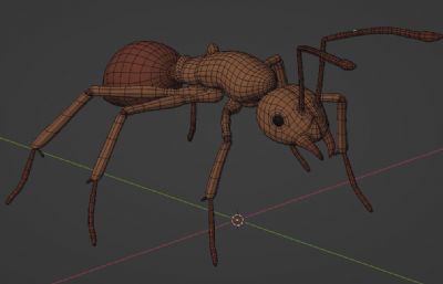 蚂蚁blender模型