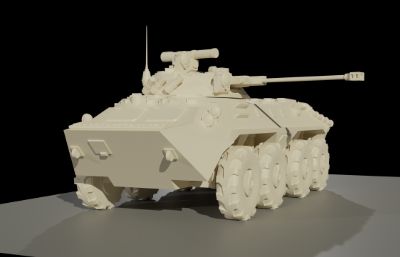 BTR-90装甲车,3个stl文件