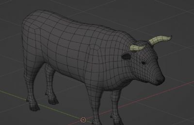 公牛,野牛blender模型