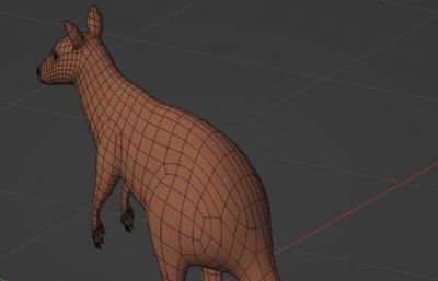 袋鼠blender素模