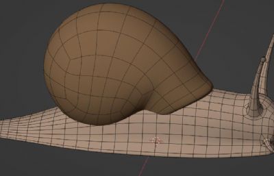 蜗牛blender模型