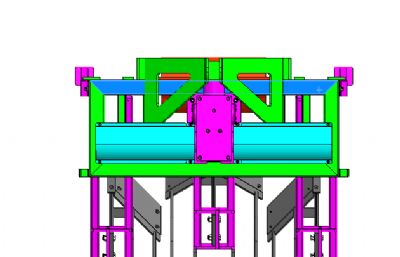 140型两行木薯收获机solidworks模型