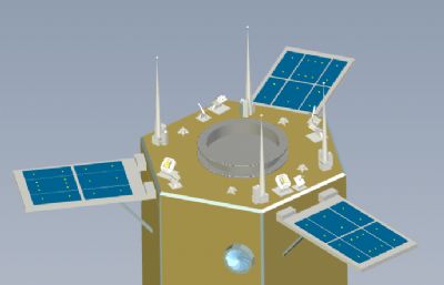 地球观测卫星solidworks模型