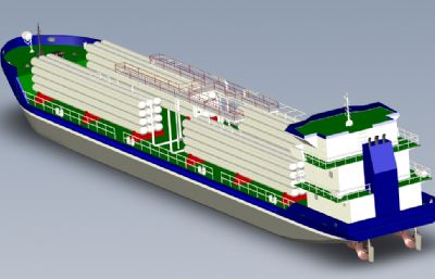 液化天然气船step模型