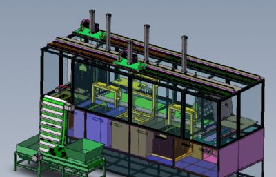 大型净水机solidworks模型