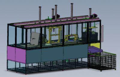 大型净水机solidworks模型