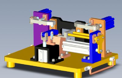 焊接夹具solidworks模型