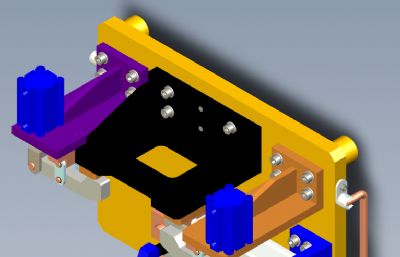 焊接夹具solidworks模型