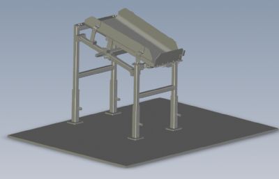 重力溜槽solidworks模型