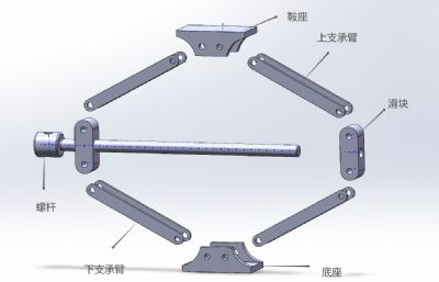 工具 千斤顶solidworks模型